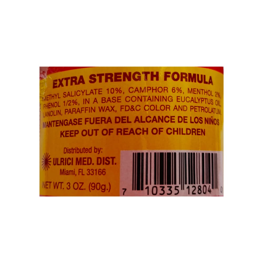 Manteca fórmula roja extrafuerte La Ubre (90 g / 3 oz) - Miniatura 4