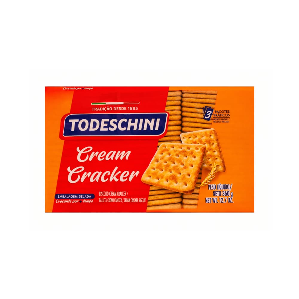 Galletas cream cracker Todeschini (360 g / 12.7 oz) - Miniatura 1