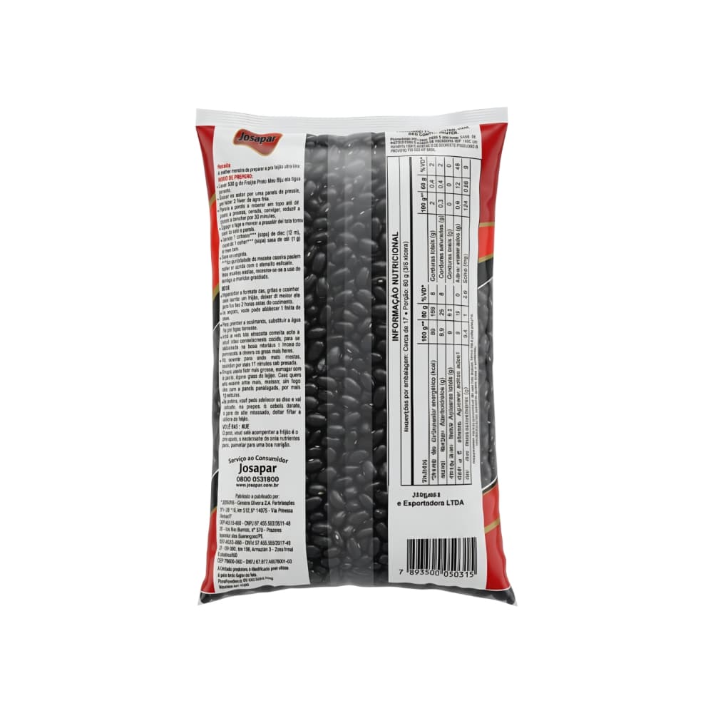 Frijoles negros MEU BIJU (6 x 1 kg / 2.2 lb) - Miniatura 2