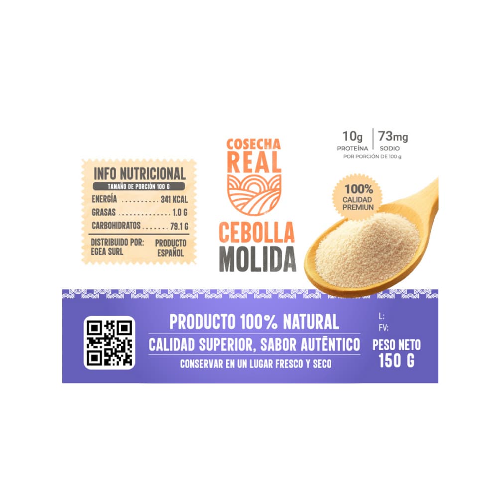 Cebolla molida Cosecha Real (150 g / 5.29 oz) - Miniatura 3