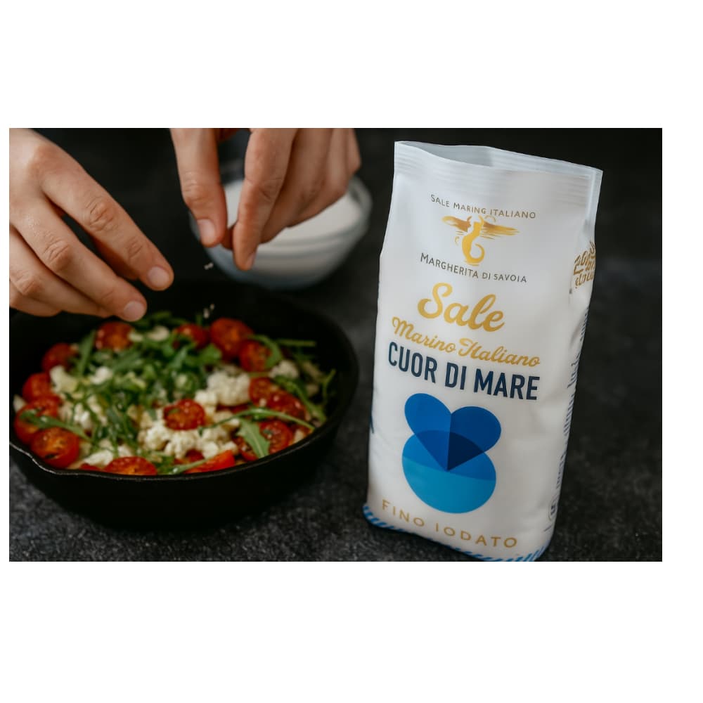 Sal fina marina yodada Cuor di Mare (1 kg / 2.2 lb) - Miniatura 2