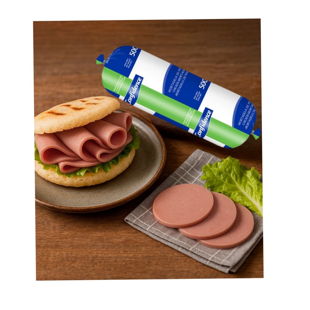 Mortadela de pollo Confidence (500 g / 1.10 lb) - Miniatura 3