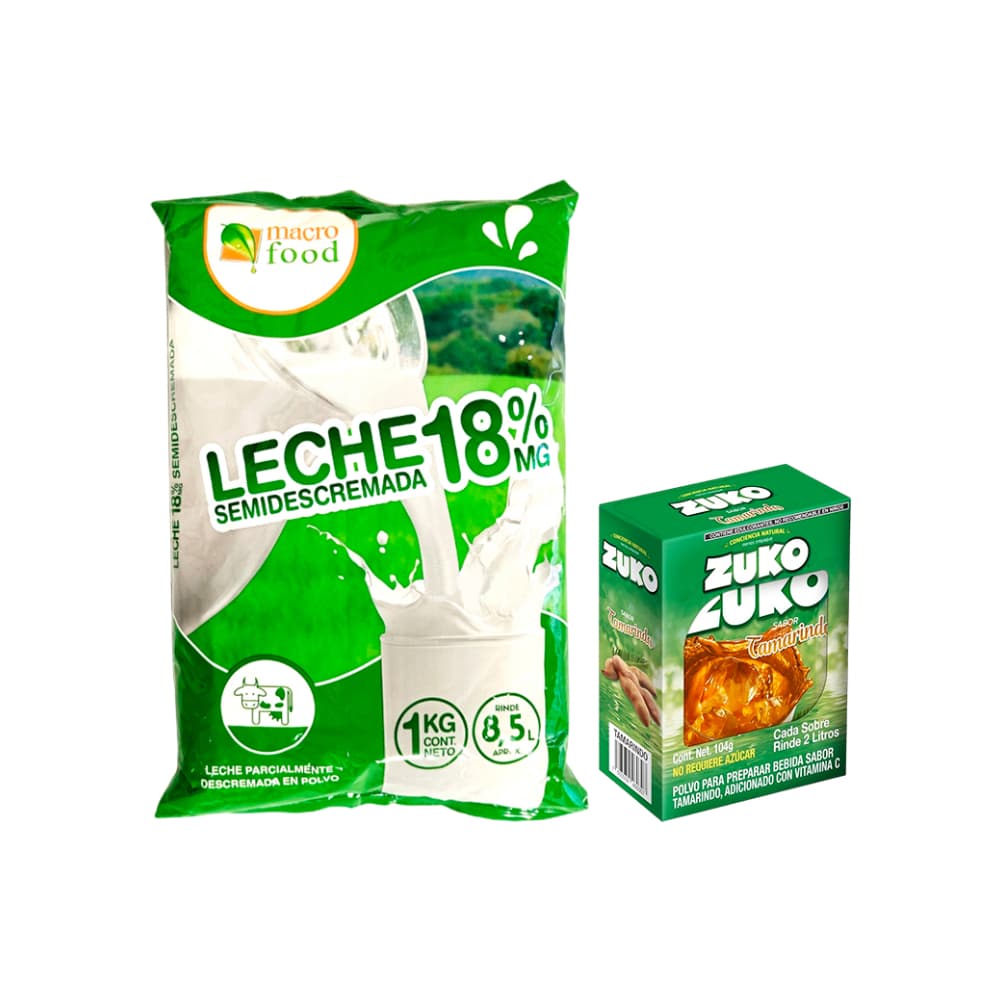 Leche + Refresco Zuko - Imagen 1