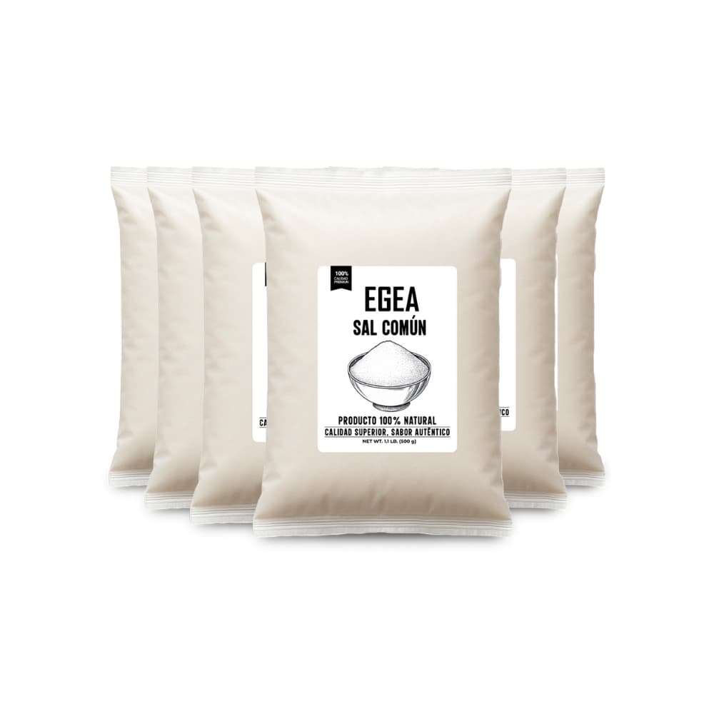 Sal común EGEA (6 x 500 g / 1.1 lb) - Miniatura 1