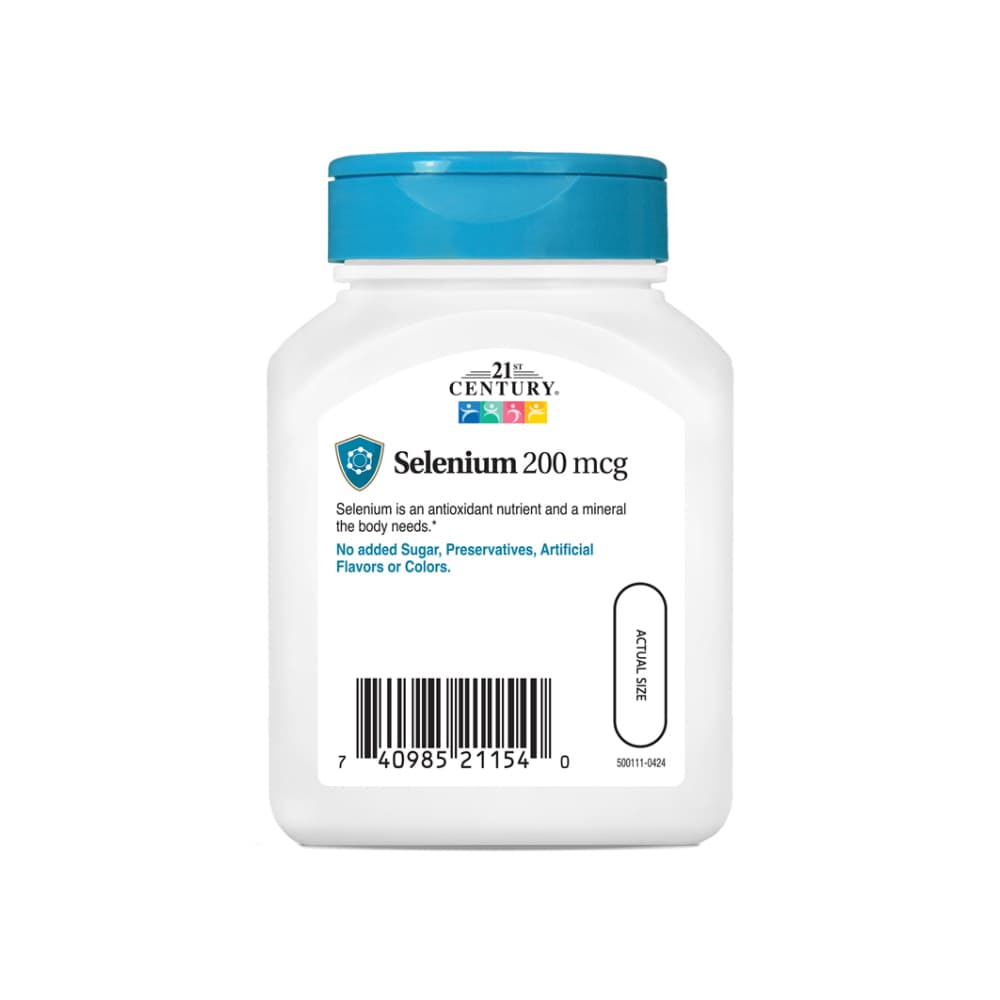 Selenio 200 mcg 21st Century (60 cápsulas) - Miniatura 2