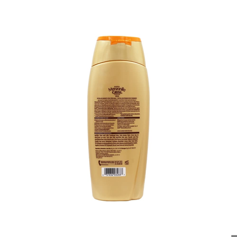 Champú de manzanilla con cúrcuma Grisi (400 ml / 13.5 fl.oz) - Miniatura 2