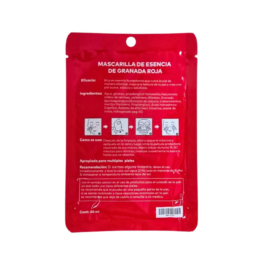 Mascarilla facial reafirmante e hidratante de esencia de granada roja Aysel (30 ml / 1 fl.oz) - Miniatura 2