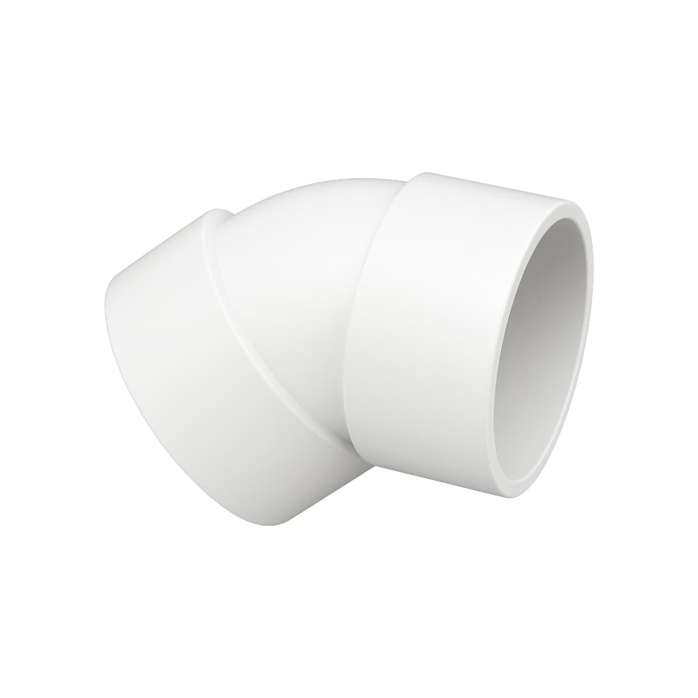 Codo PVC-U 45° de 4” para tubería de desagüe Malu - Miniatura 3