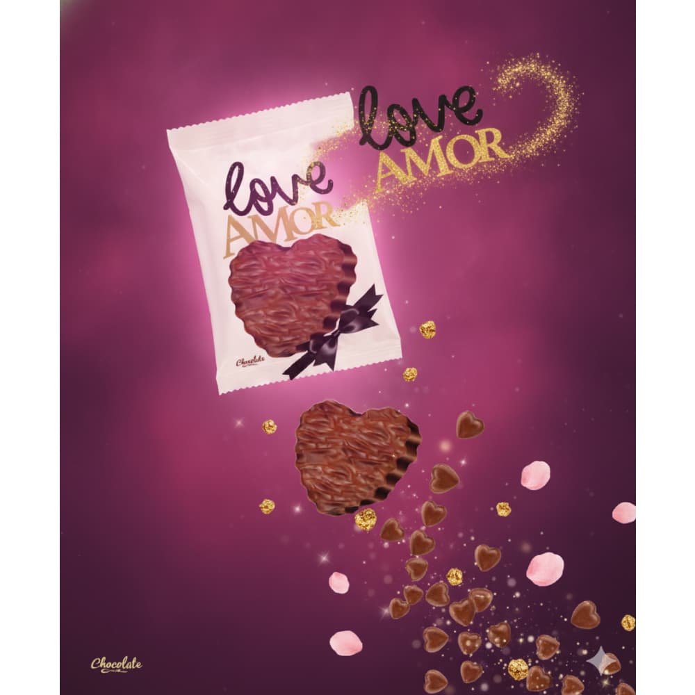 Pastel relleno de chocolate cubierto de cacao Amor Bifa (55 g / 1.94 oz) - Miniatura 5