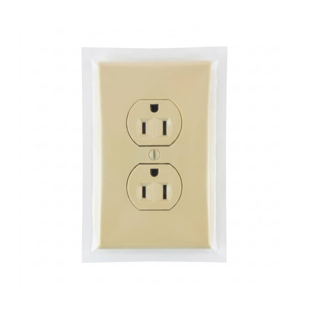 Tomacorriente doble con tapa amarillo - 15 A y 125 V - Lumi (1 U) - Miniatura 3