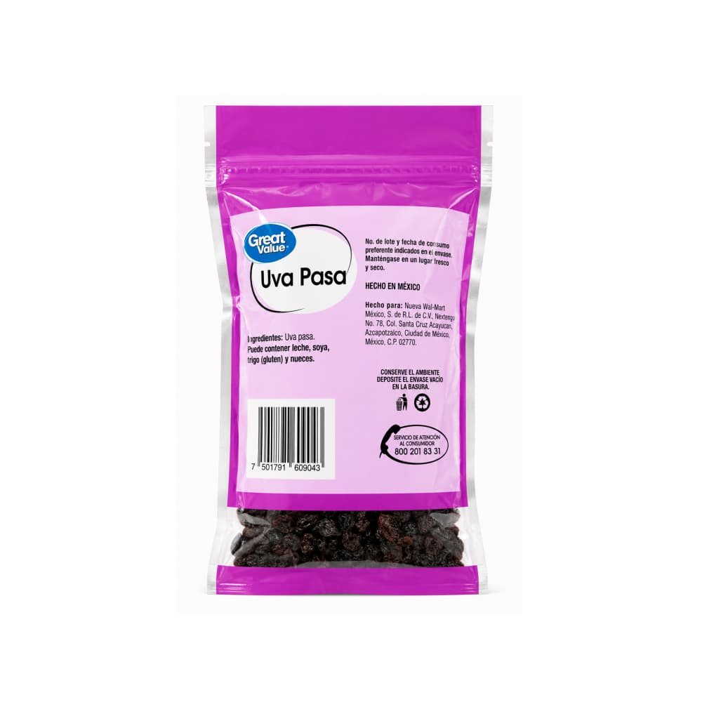 Uva pasa Great Value (150 g / 5.29 oz) - Miniatura 2