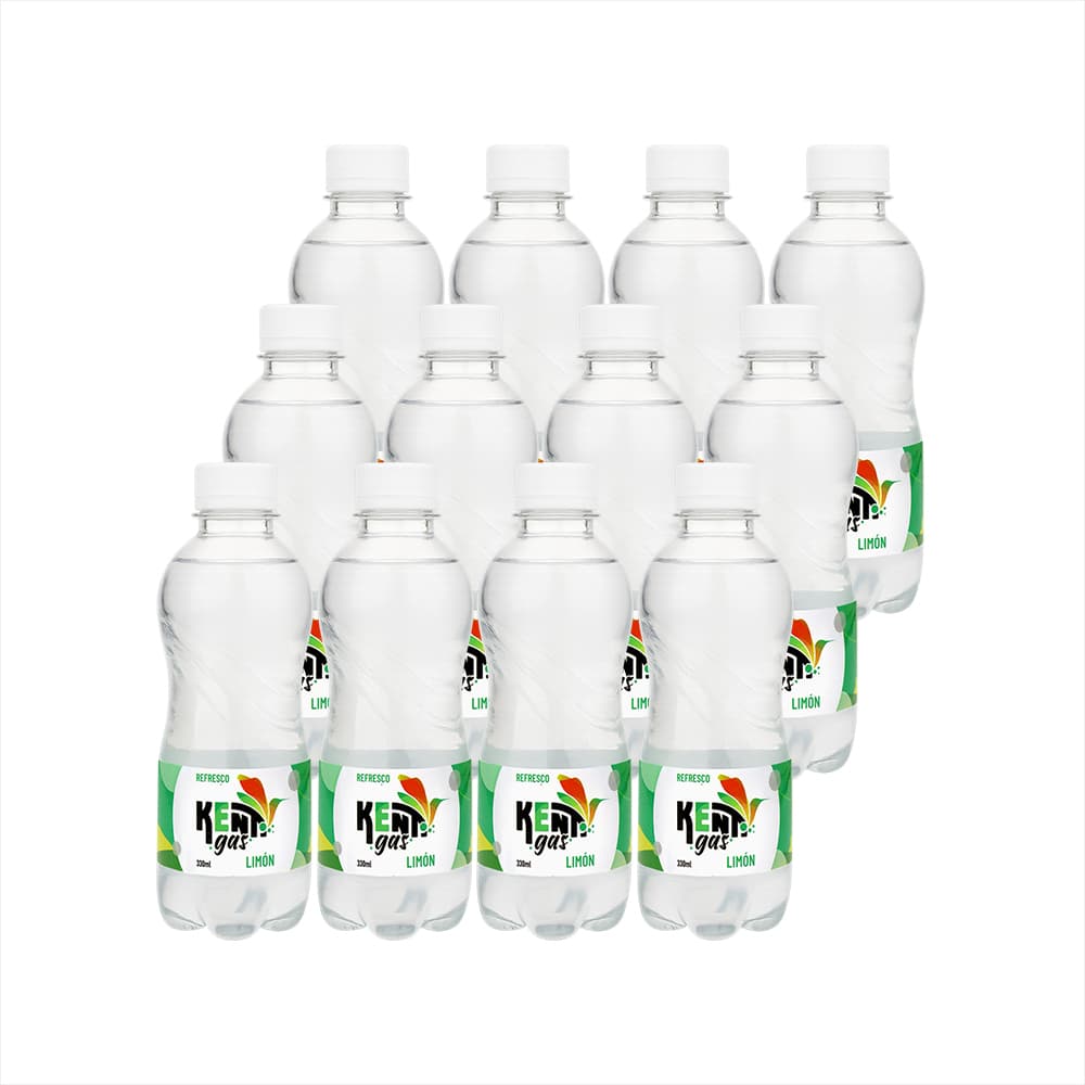 Refresco gaseado de limón Kenti (12 x 330 ml) - Imagen 1