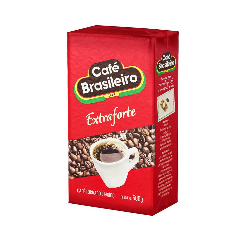 Café extra fuerte Brasileiro (500 g / 1.1 lb) - Imagen 1