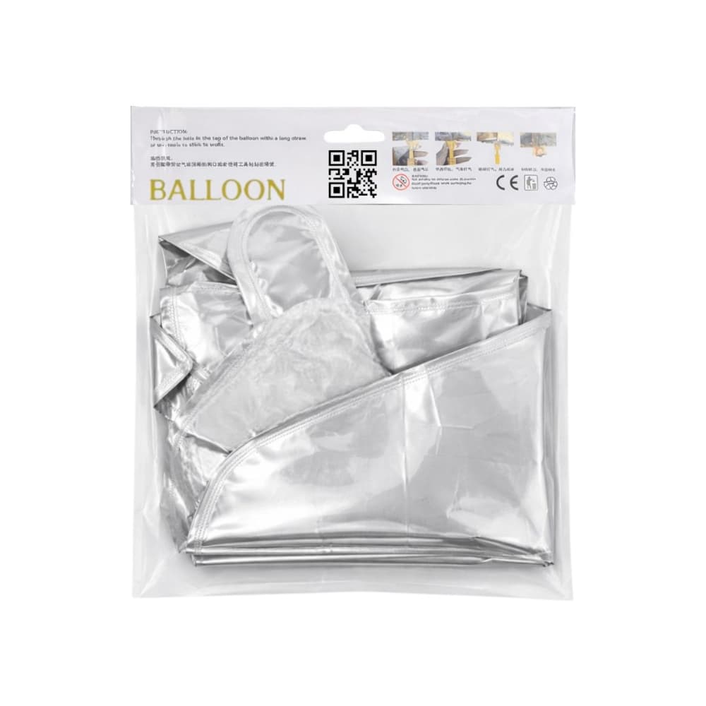 Globo "Love" en plateado Ballon - Miniatura 3