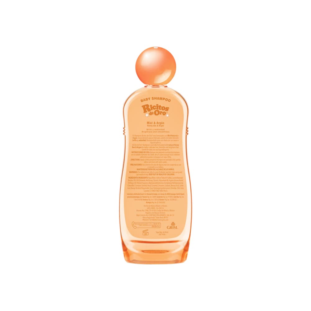 Champú de miel y argán para bebes Ricitos de Oro (100 ml) - Miniatura 4