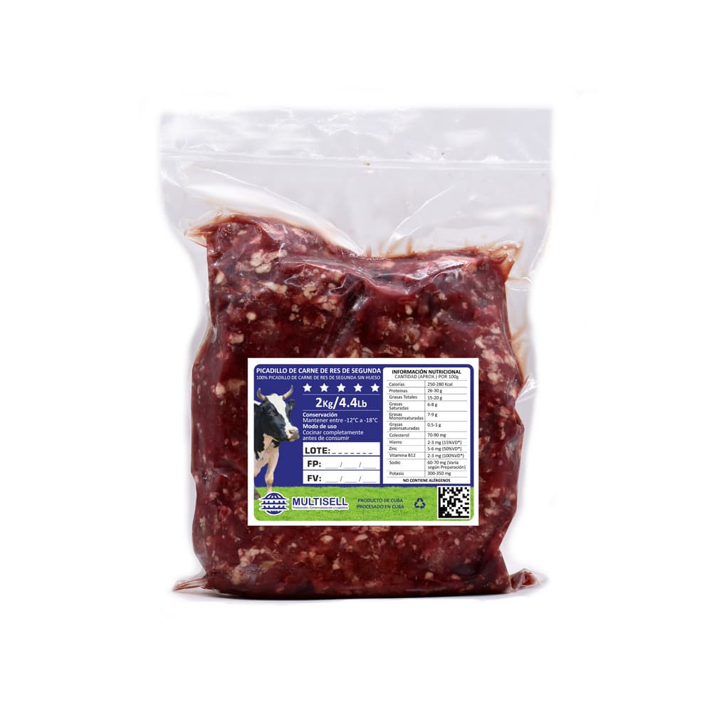 Picadillo de carne de res de segunda Multisell (2.00 kg / 4.4 lb) - Miniatura 3