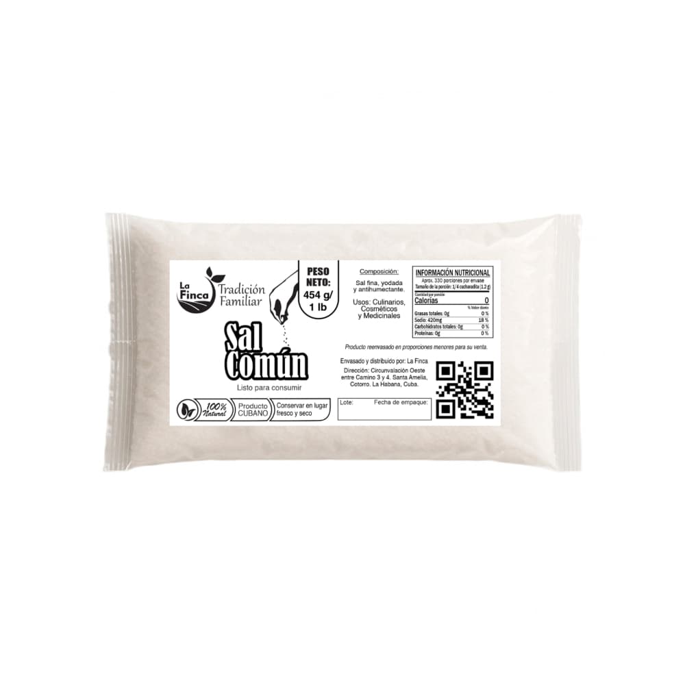 Sal común La Finca (454 g / 1 lb) - Miniatura 4