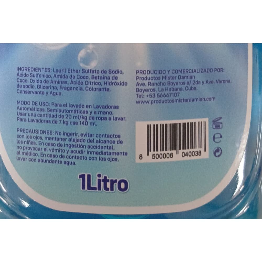 Detergente de lavar Mister Damian (1 L) - Miniatura 3