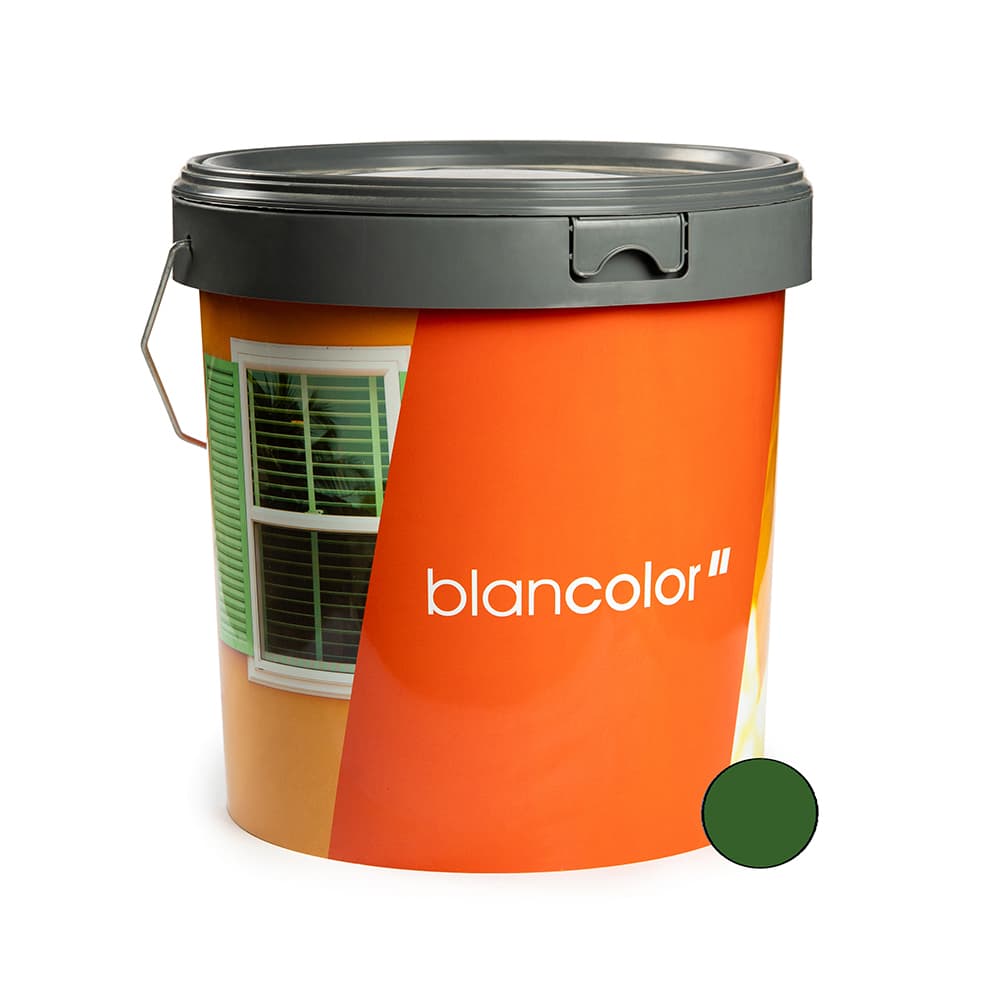 Pintura elástica impermeabilizante color verde elastorm Blancolor Isaval (12 L) - Imagen 1