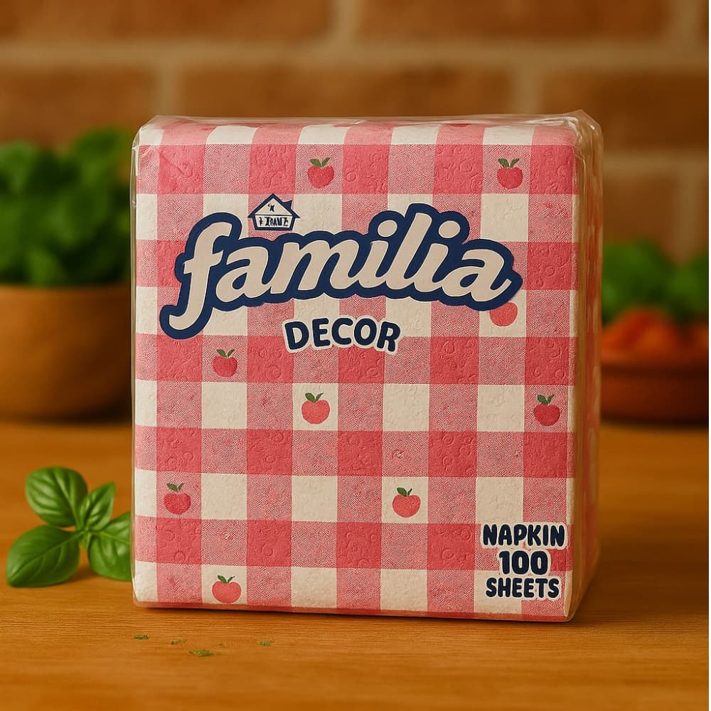 Servilletas con estampado Familia (100 U) - Miniatura 2