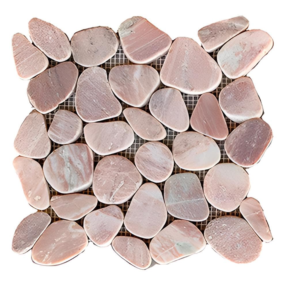 Caja de losas - Mosaico Fantasy Brown 27 x 27 cm – piedra natural Zeric (10 U) - Imagen 1