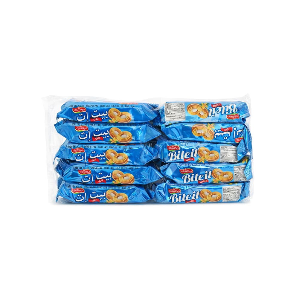 Galletas de vainilla con crema sabor vainilla Bite it Holland Park (10 x 30 g / 1.05 oz) - Miniatura 2