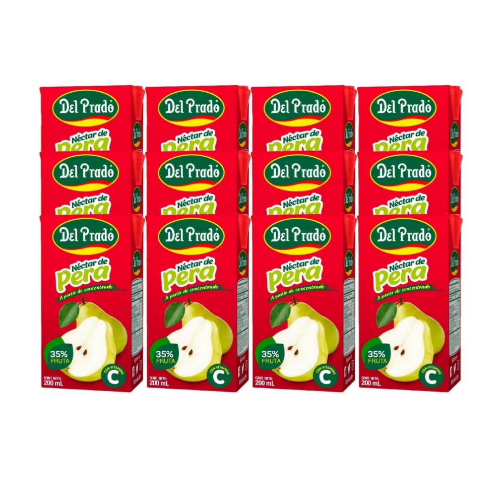 Néctar de pera Del Prado (12 x 200 ml) - Imagen 1