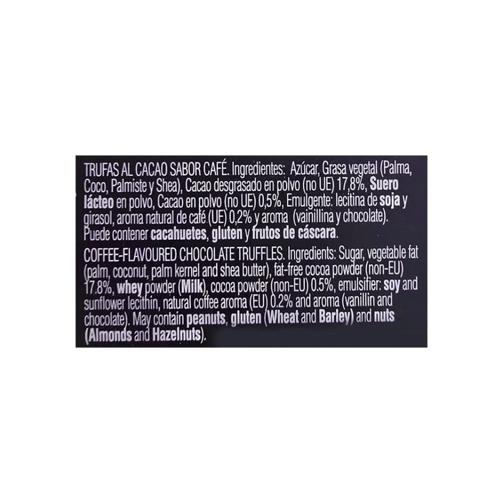 Trufas al cacao sabor café Delaviuda (100 g / 3.52 oz) - Miniatura 4