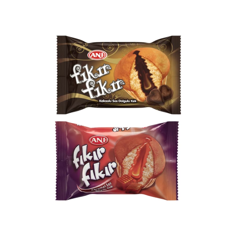 Pastelitos Fikir Fikir rellenos de caramelo y chocolate - Imagen 1