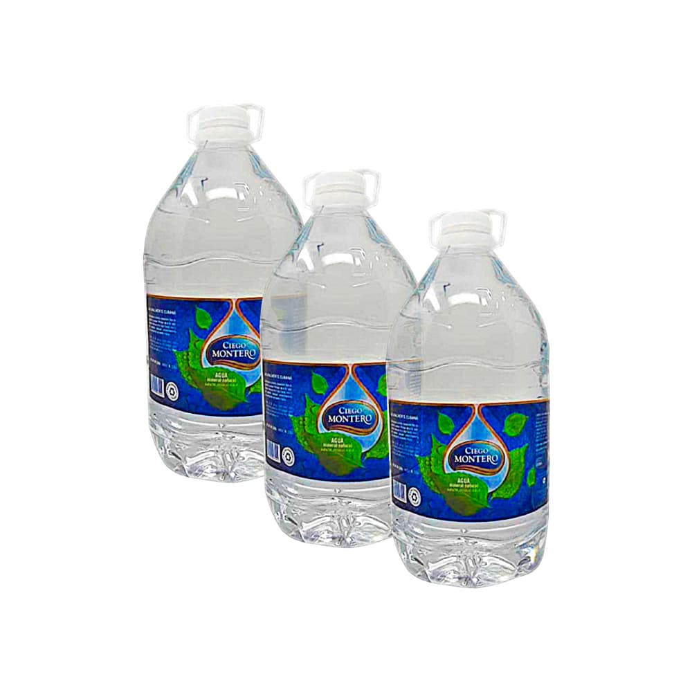 Agua mineral natural Ciego Montero (3 x 5000 ml) - Imagen 1