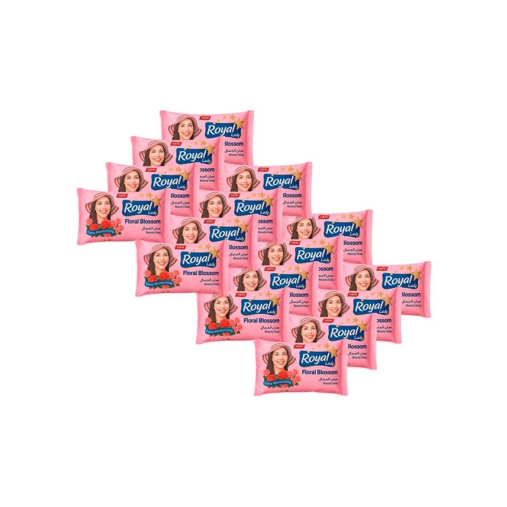 Jabón de tocador con aroma floral Royal Lady (16 x 80 g / 2.82 oz) - Imagen 1