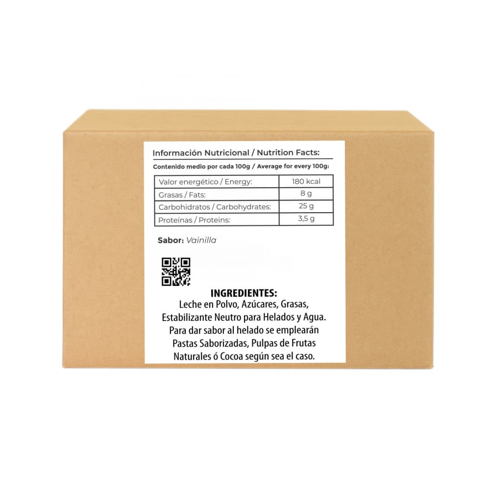 Helado sabor vainilla Alask (4 L) - Miniatura 2