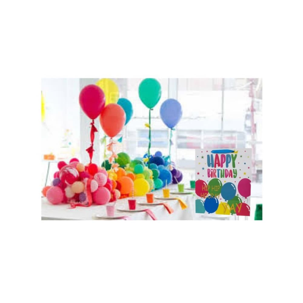 Bolsa de regalo grande con diseño de globos - Miniatura 3