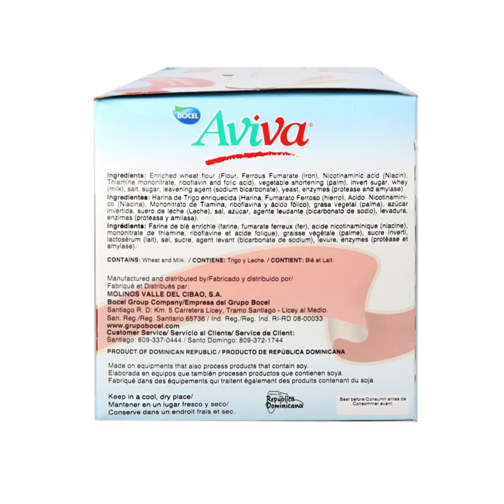 Galletas de soda saltina Aviva (600 g / 1.32 lb) - Miniatura 3