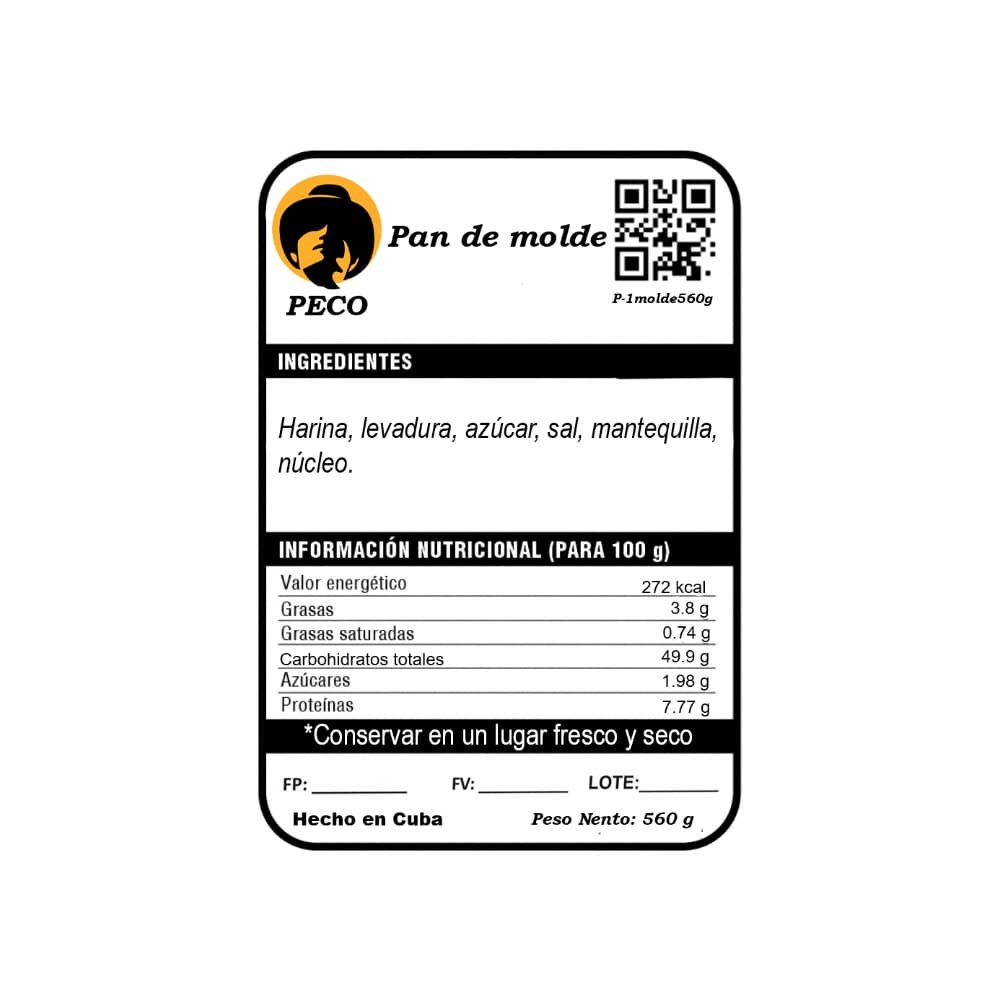 Pan de molde (560 g / 1.23 lb) - Miniatura 3