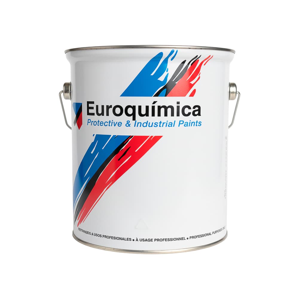 Pintura esmalte color marrón caoba RAL 8016 Euroquímica (4 L) - Imagen 1