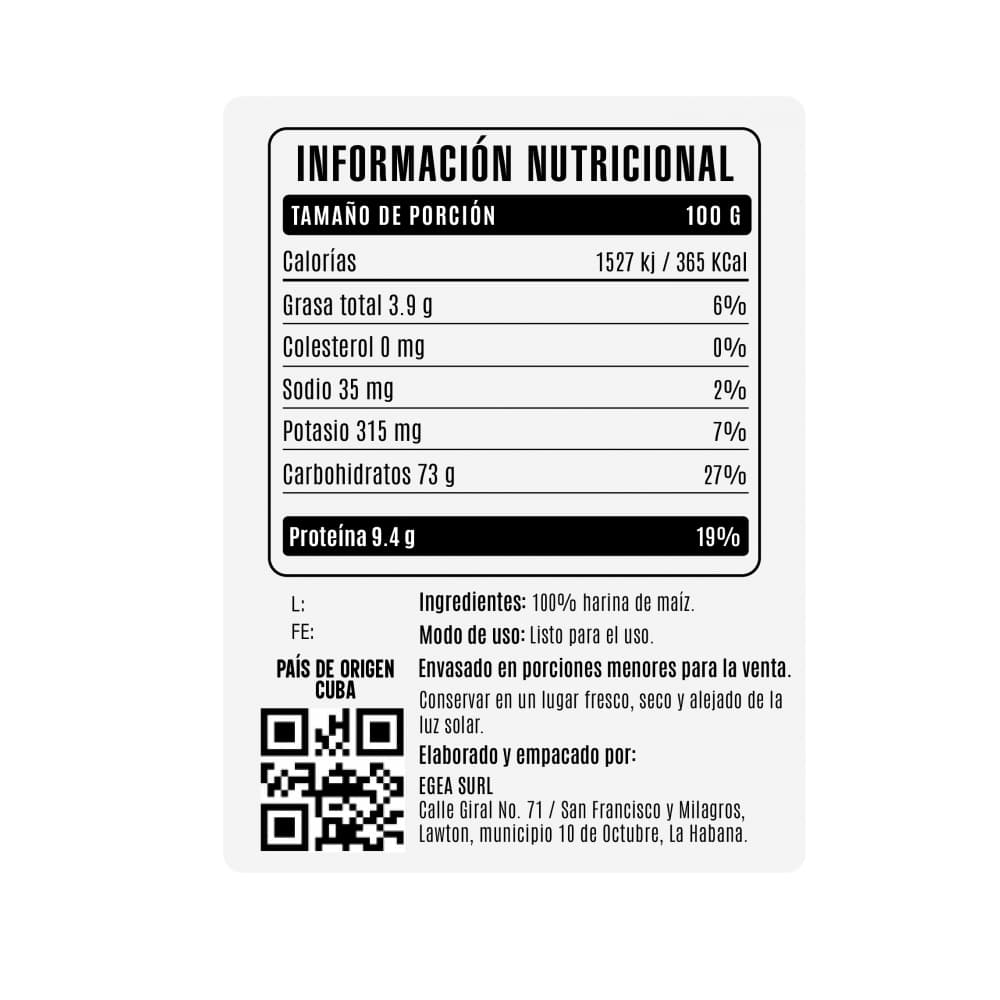 Harina de maíz Cosecha Real (1.36 kg / 3 lb) - Miniatura 4