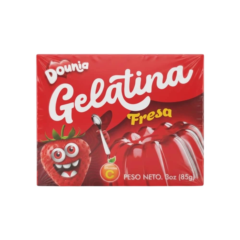 Gelatina con sabor a fresa Dounia (85 g / 3 oz) - Miniatura 1