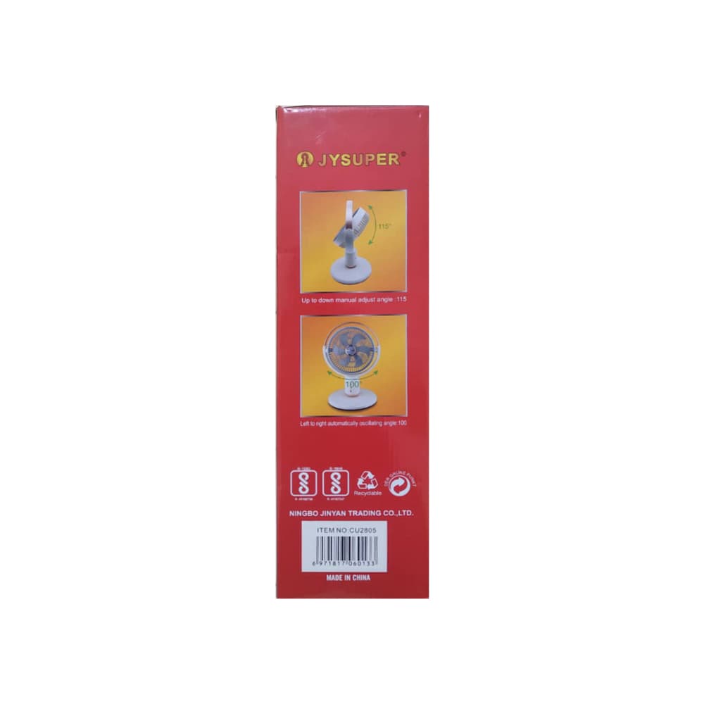 Ventilador recargable 3 en 1 color blanco 12" JY-2219 JySuper - Miniatura 5