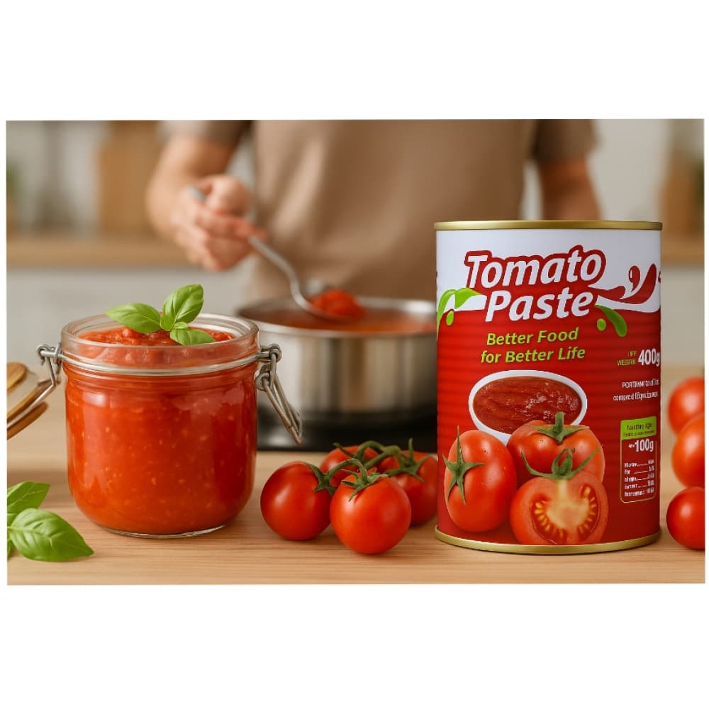 Pasta de tomate Portrane Foods (3 x 400 g / 14.10 oz) - Miniatura 2