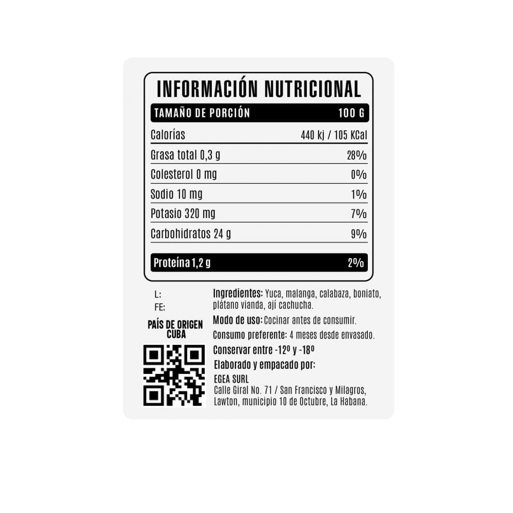 Ajiaco criollo congelado Cosecha Real (3 kg / 6.61 lb) - Miniatura 3