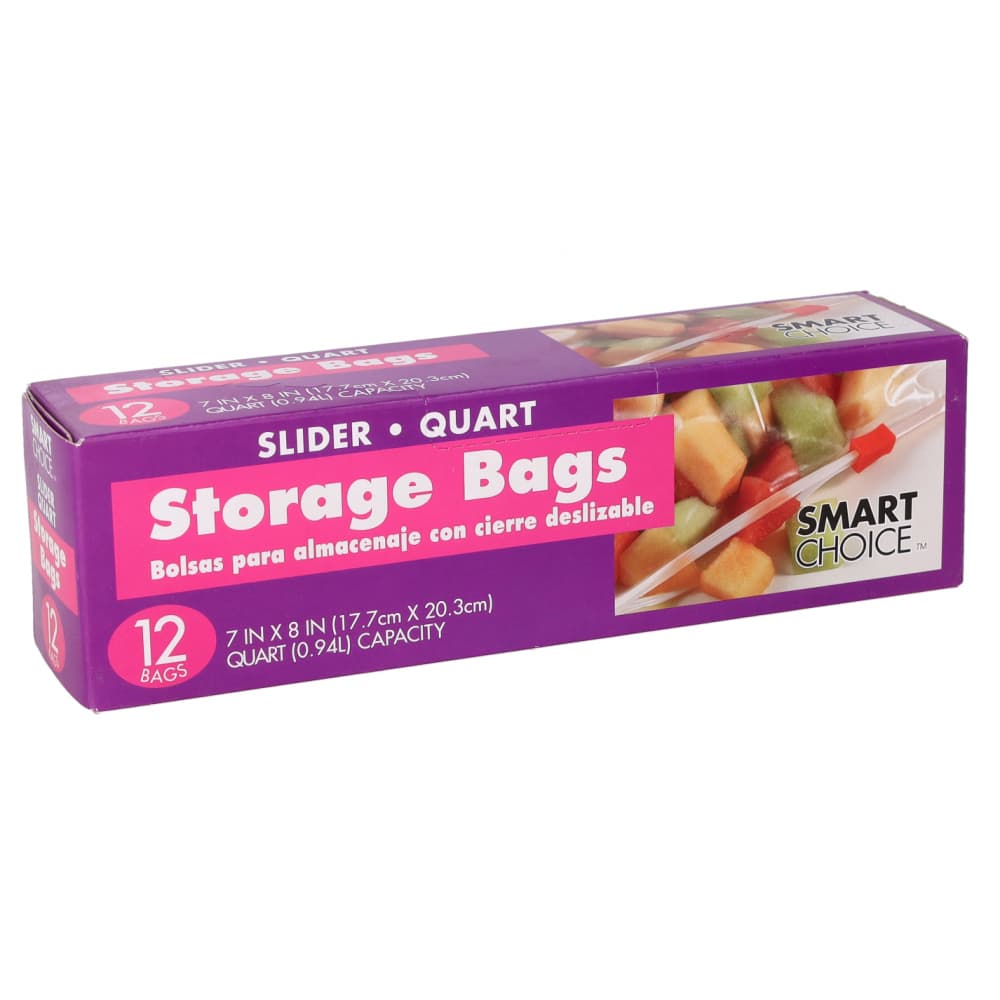 Bolsa para almacenaje con cierre deslizable Smart Choice (12 U) - Miniatura 4