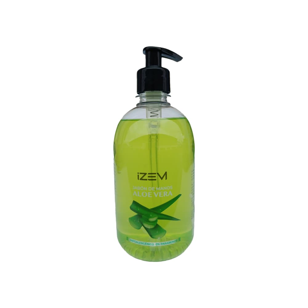 Jabón de manos aloe vera Izem (500 ml / 16.90 oz) - Miniatura 1