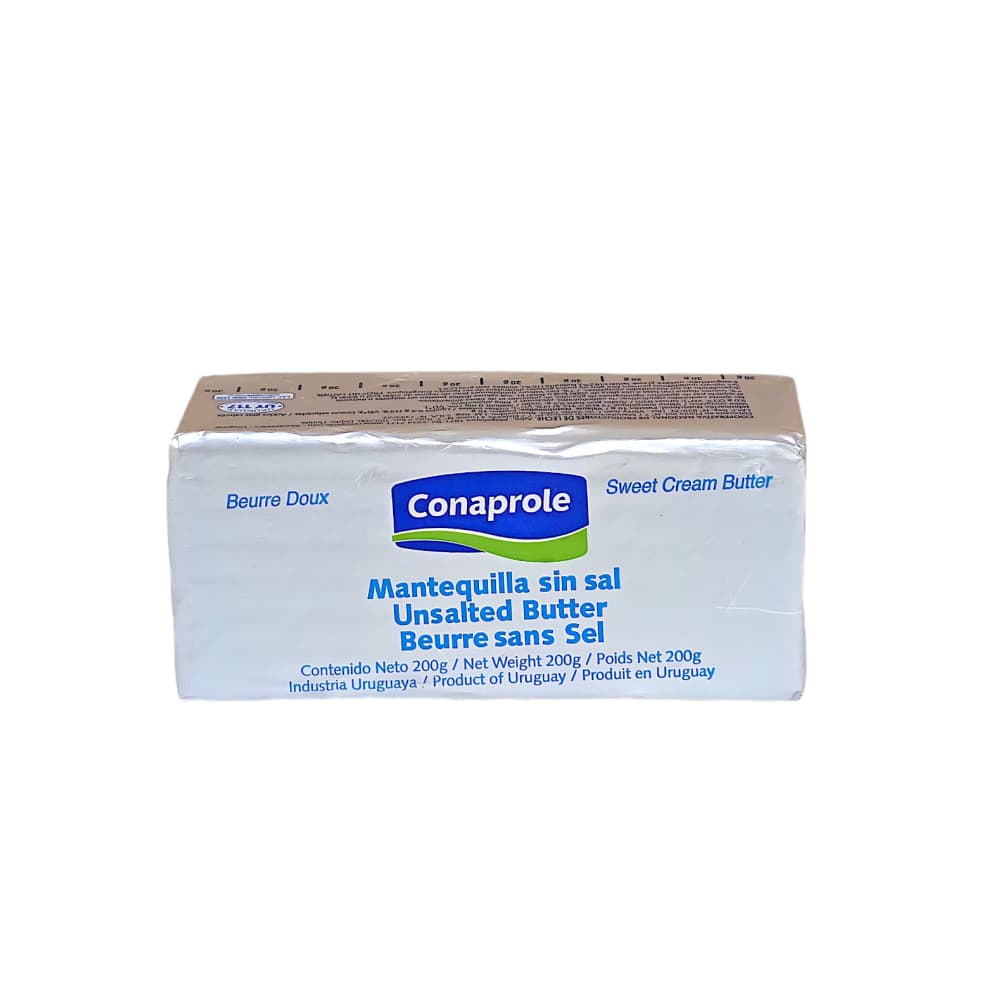 Mantequilla sin sal Conaprole (200 g / 7.05 oz) - Imagen 1