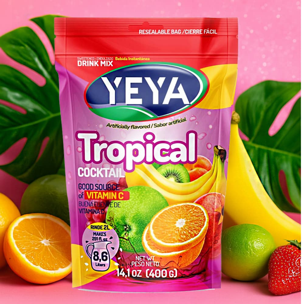 Caja de refresco instantáneo sabor tropical (15 x 400 g / 14.1 oz) - Miniatura 4