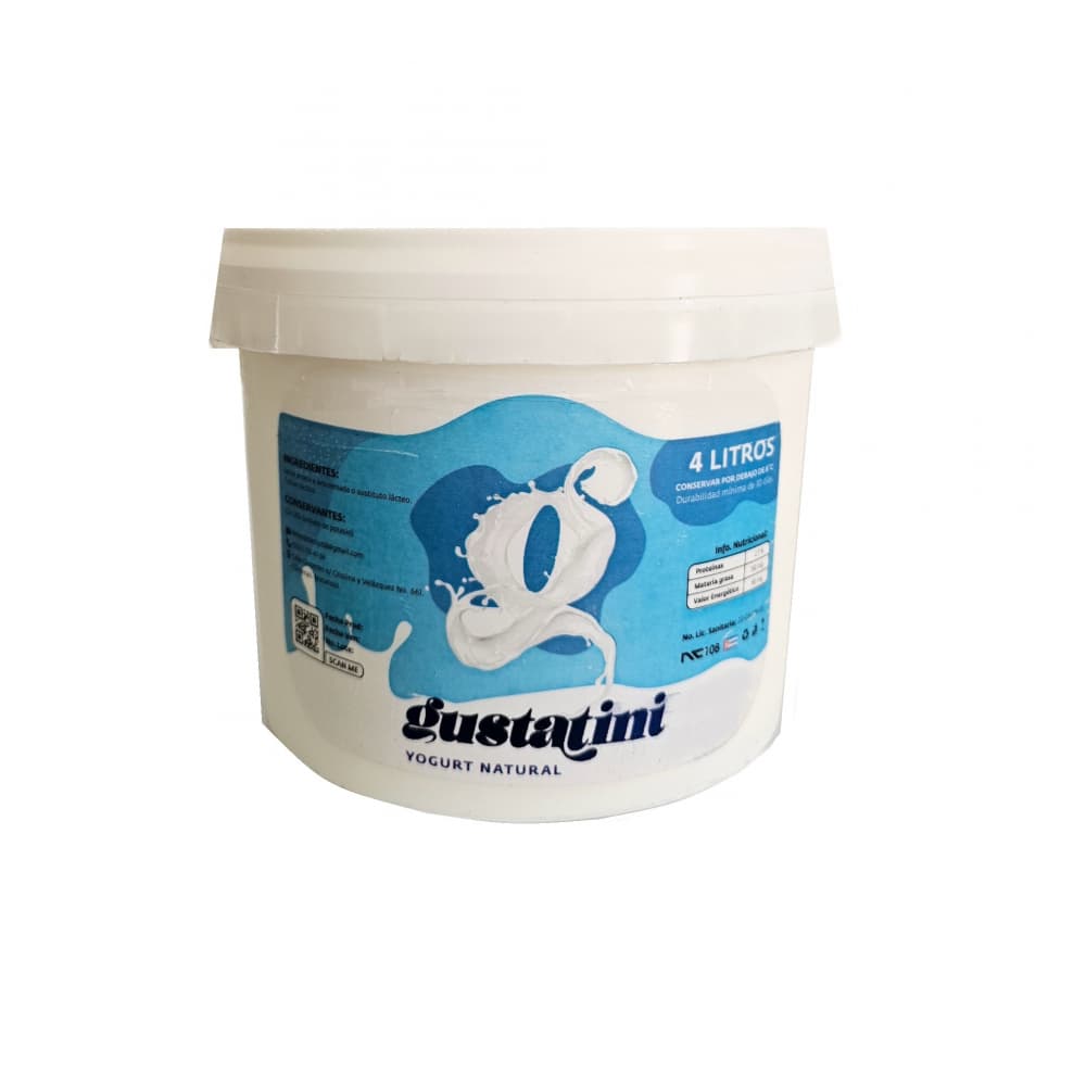 Yogurt natural Gustatini (4 L) - Miniatura 3