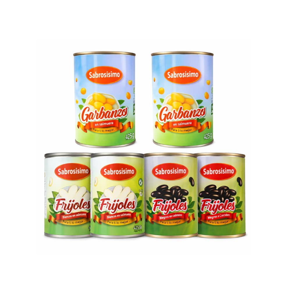 Combo Tres Frijoles enlatados Sabrosísimos - Miniatura 1