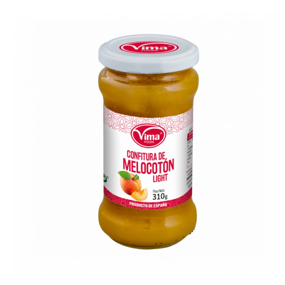 Confitura de melocotón light Vima Foods (310 g / 10.93 oz) - Imagen 1