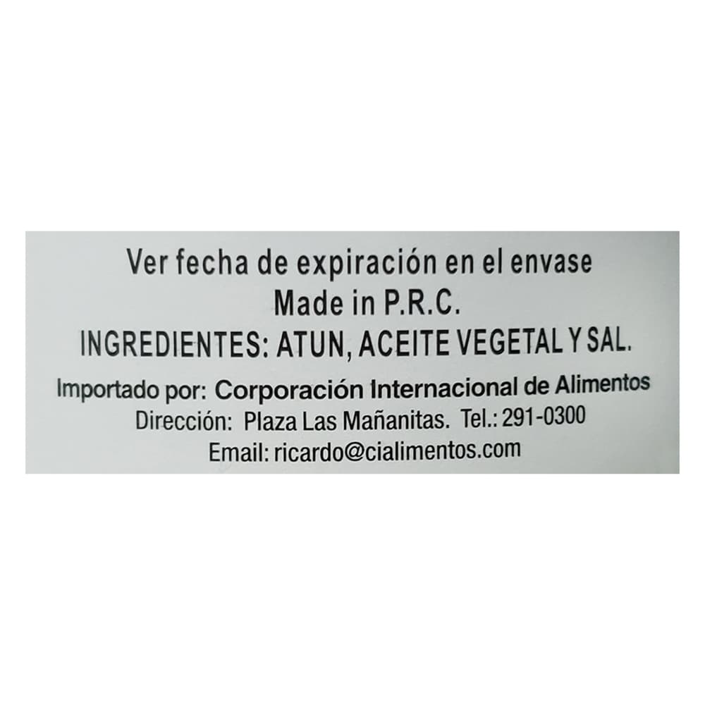 Atún en lomos en aceite Pesca Rica (170 g / 6 oz) - Miniatura 4