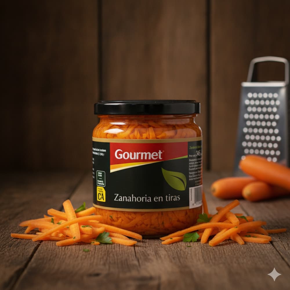 Zanahoria en tiras Gourmet (345 g / 12.17 oz) - Miniatura 5